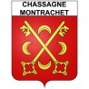 Chassagne-Montrachet 21 ville Stickers blason autocollant adhésif