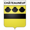 Châteauneuf 21 ville Stickers blason autocollant adhésif