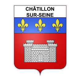 Châtillon-sur-Seine 21 ville Stickers blason autocollant adhésif