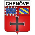 Stickers coat of arms Chenôve adhesive sticker