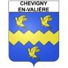 Chevigny-en-Valière 21 ville Stickers blason autocollant adhésif