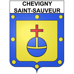 Stickers coat of arms Chevigny-Saint-Sauveur adhesive sticker