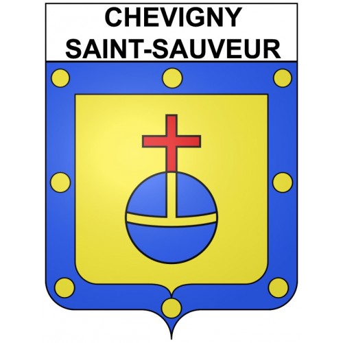 Stickers coat of arms Chevigny-Saint-Sauveur adhesive sticker