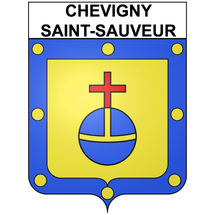 Chevigny-Saint-Sauveur 21 ville Stickers blason autocollant adhésif