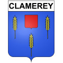 Clamerey 21 ville Stickers blason autocollant adhésif