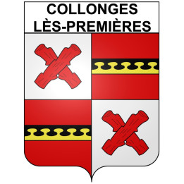 Collonges-lès-Premières 21 ville Stickers blason autocollant adhésif