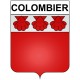 Colombier 21 ville Stickers blason autocollant adhésif
