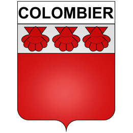 Colombier 21 ville Stickers blason autocollant adhésif