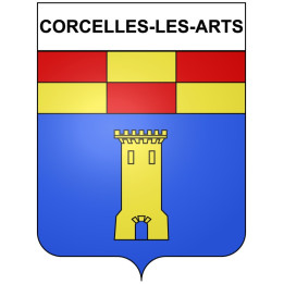 Corcelles-les-Arts 21 ville Stickers blason autocollant adhésif