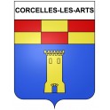 Corcelles-les-Arts 21 ville Stickers blason autocollant adhésif