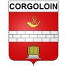 Corgoloin 21 ville Stickers blason autocollant adhésif