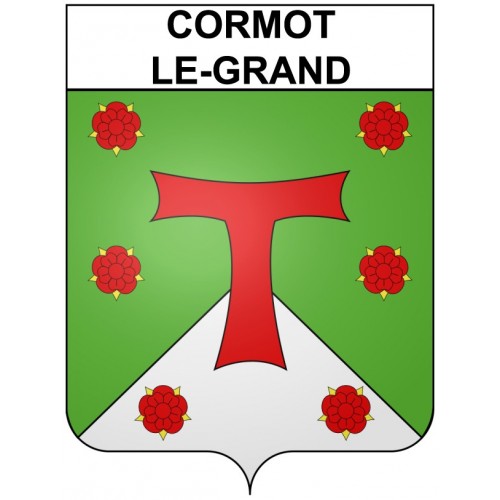 Cormot-le-Grand 21 ville Stickers blason autocollant adhésif