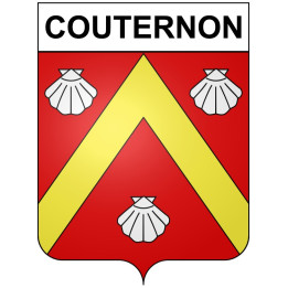 Couternon 21 ville Stickers blason autocollant adhésif