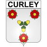 Curley 21 ville Stickers blason autocollant adhésif