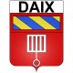 Daix 21 ville Stickers blason autocollant adhésif