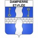 Dampierre-et-Flée 21 ville Stickers blason autocollant adhésif