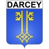 Darcey 21 ville Stickers blason autocollant adhésif