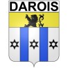 Darois 21 ville Stickers blason autocollant adhésif