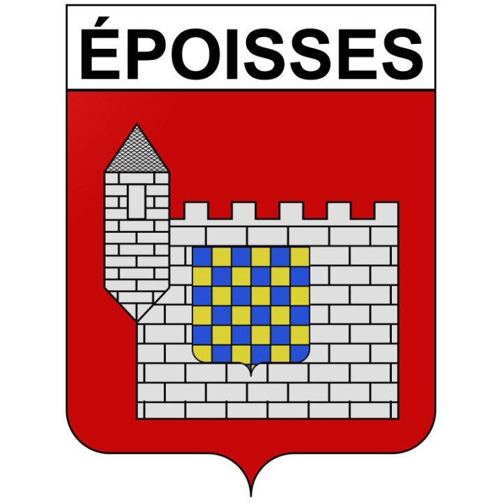 époisses 21 ville Stickers blason autocollant adhésif