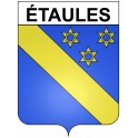 étaules 21 ville Stickers blason autocollant adhésif
