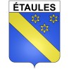 étaules 21 ville Stickers blason autocollant adhésif