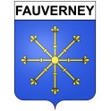 Fauverney 21 ville Stickers blason autocollant adhésif