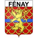 Fénay 21 ville Stickers blason autocollant adhésif