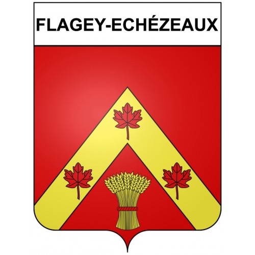 Flagey-Echézeaux 21 ville Stickers blason autocollant adhésif