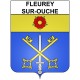 Fleurey-sur-Ouche Sticker wappen, gelsenkirchen, augsburg, klebender aufkleber