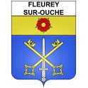 Fleurey-sur-Ouche 21 ville Stickers blason autocollant adhésif