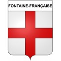 Fontaine-Française 21 ville Stickers blason autocollant adhésif