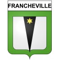 Francheville 21 ville Stickers blason autocollant adhésif