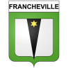 Francheville 21 ville Stickers blason autocollant adhésif