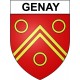 Genay 21 ville Stickers blason autocollant adhésif