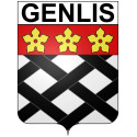 Omps Sticker wappen, gelsenkirchen, augsburg, klebender aufkleber