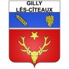 Gilly-lès-Cîteaux 21 ville Stickers blason autocollant adhésif