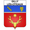 Gilly-lès-Cîteaux 21 ville Stickers blason autocollant adhésif