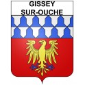 Gissey-sur-Ouche 21 ville Stickers blason autocollant adhésif