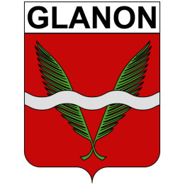Glanon 21 ville Stickers blason autocollant adhésif