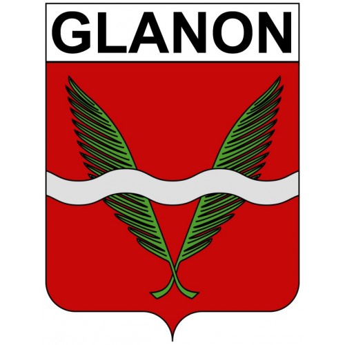 Glanon 21 ville Stickers blason autocollant adhésif