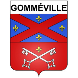 Gomméville 21 ville Stickers blason autocollant adhésif