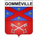 Gomméville 21 ville Stickers blason autocollant adhésif