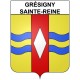 Grésigny-Sainte-Reine 21 ville Stickers blason autocollant adhésif