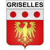 Griselles 21 ville Stickers blason autocollant adhésif