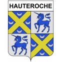 Hauteroche 21 ville Stickers blason autocollant adhésif