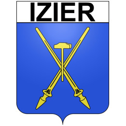 Izier 21 ville Stickers blason autocollant adhésif