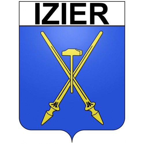 Izier 21 ville Stickers blason autocollant adhésif
