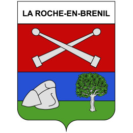 La Roche-en-Brenil 21 ville Stickers blason autocollant adhésif