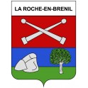 La Roche-en-Brenil 21 ville Stickers blason autocollant adhésif