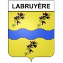 Labruyère 21 ville Stickers blason autocollant adhésif
